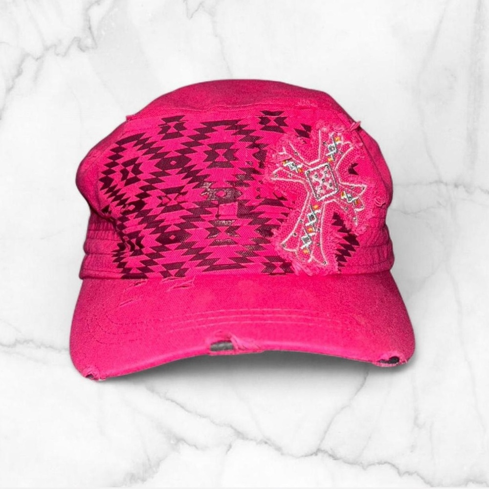 ✝️VINTAGE Y2K Cross McBling Cap✝️